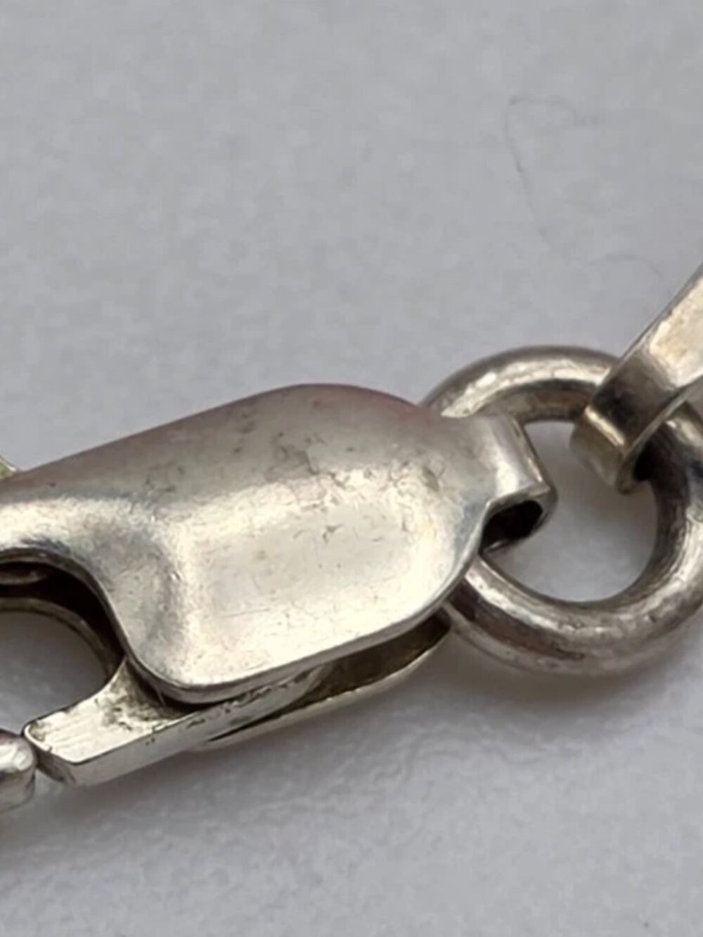 925 Sterling Silver Turquiose Pendant Necklace 24 in Ball Bead Chain Italy - Picture 8 of 10